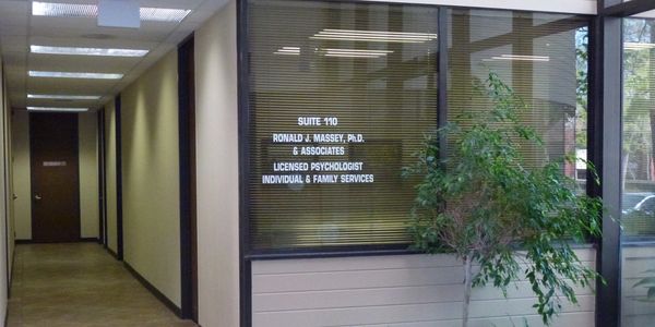 Dr. Massey's long-time office before his retirement.