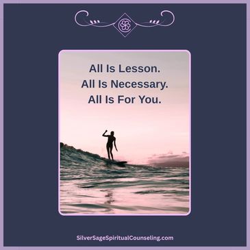 Healing - silouhette - Surfing girl in pink twilight 