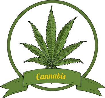 Cannabis leaf