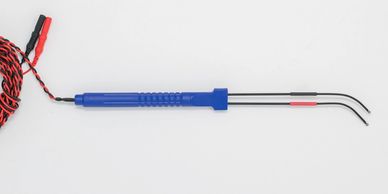 bipolar ball tip stimulation probe, bendable