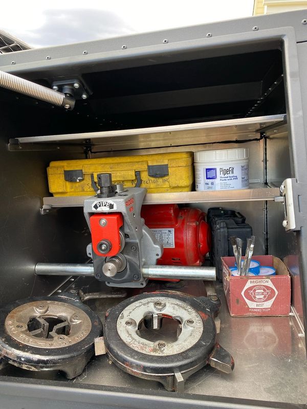 Side access pickup truck toolbox