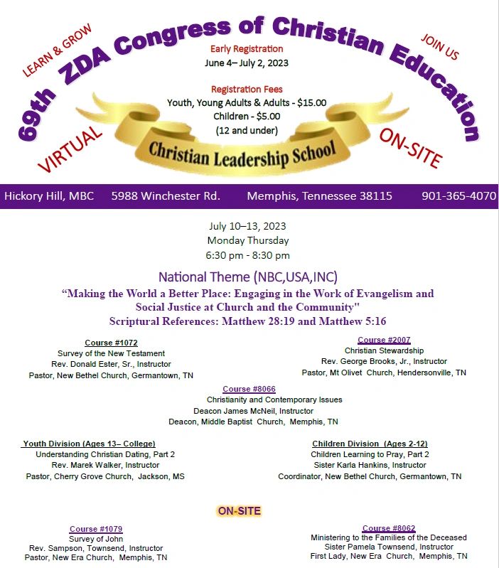 Zion District Congress
