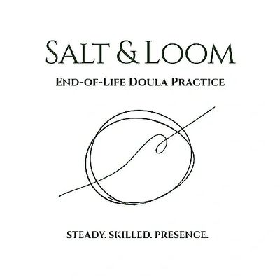 Logo for Salt &amp; Loom, an end-of-life doula practice.