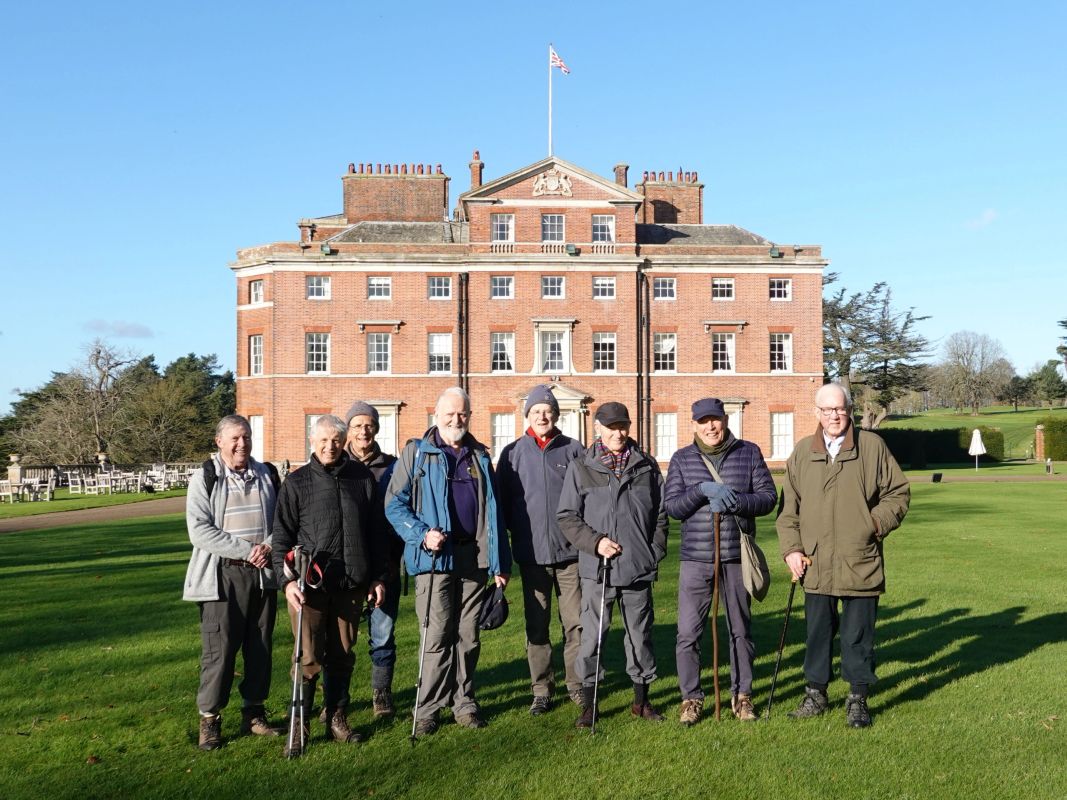 Club members dining and socialising at monthly lunch