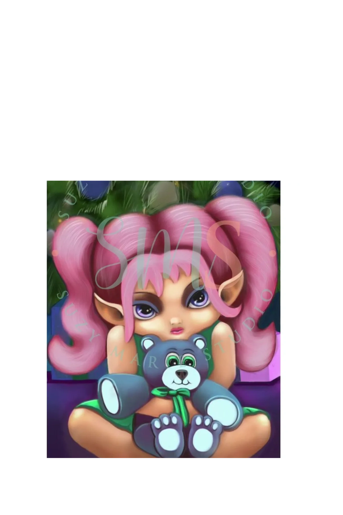 Suzy Marie Studio - Art, Fairy Elf, Crystal Art