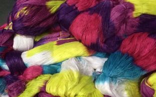 space dyed yarn/ space dyeing yarn