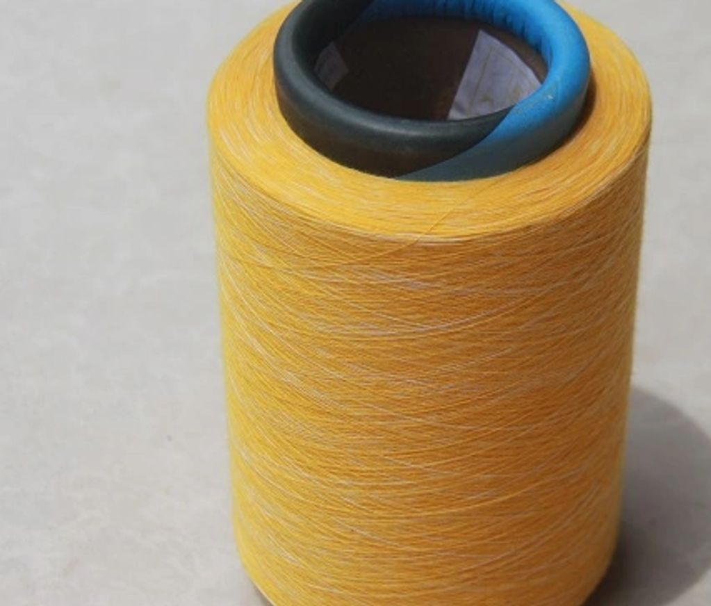 Satin dyed yarn