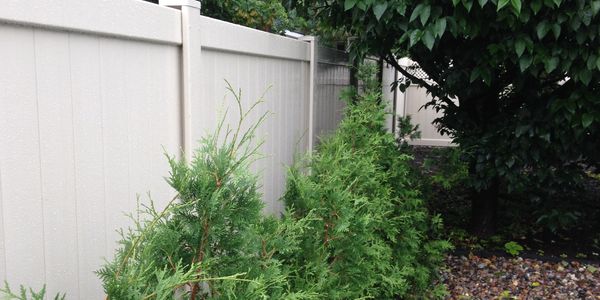 White PVC Fence by Regional Fence