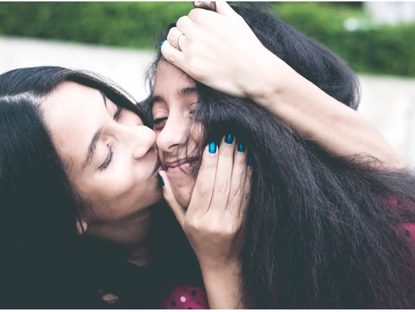 photo of mother-daughter
