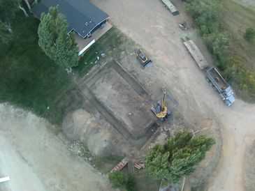 Excavating contractor. Foundations. Dirt work. Footings. New home. Commercial foundations. Concrete