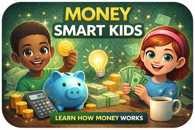 Money Smart Kids is a fun game that teaches kids how to save, spend, and make smart money choices. L