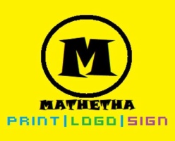 Mathetha Print Logo Sign 