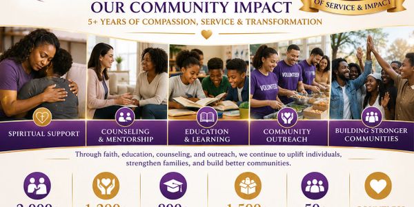 Community impact through support, education, and outreach.