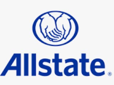 Allstate insurance logo with two hands.