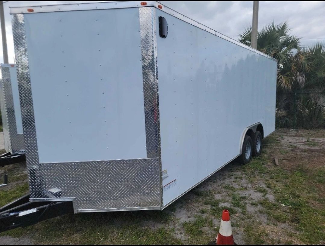 8.5x24TA Enclosed Trailer Financing Available