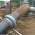Weld End Insulator installed before compressor station above ground. 