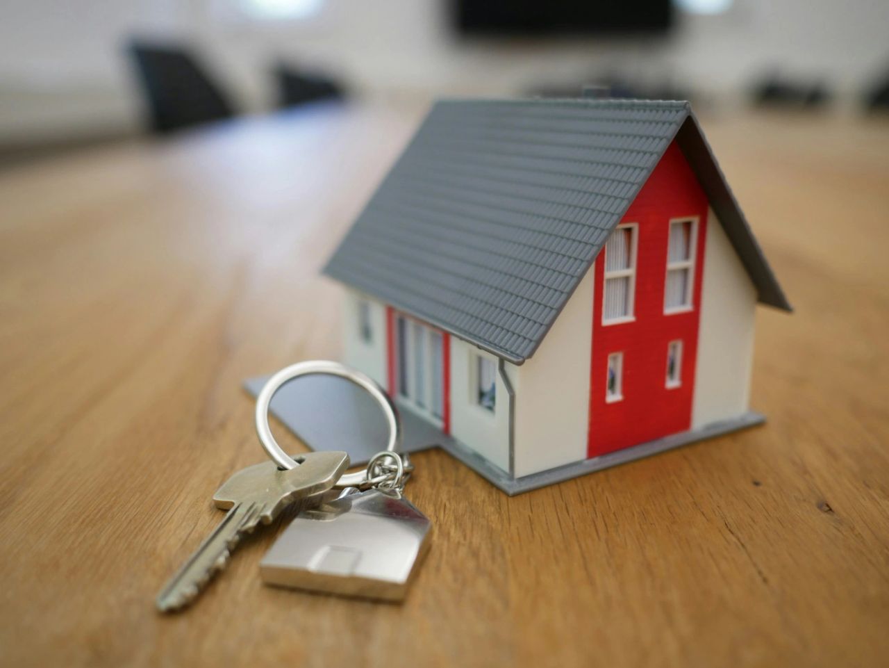 a wooden house miniature a wooden house miniature