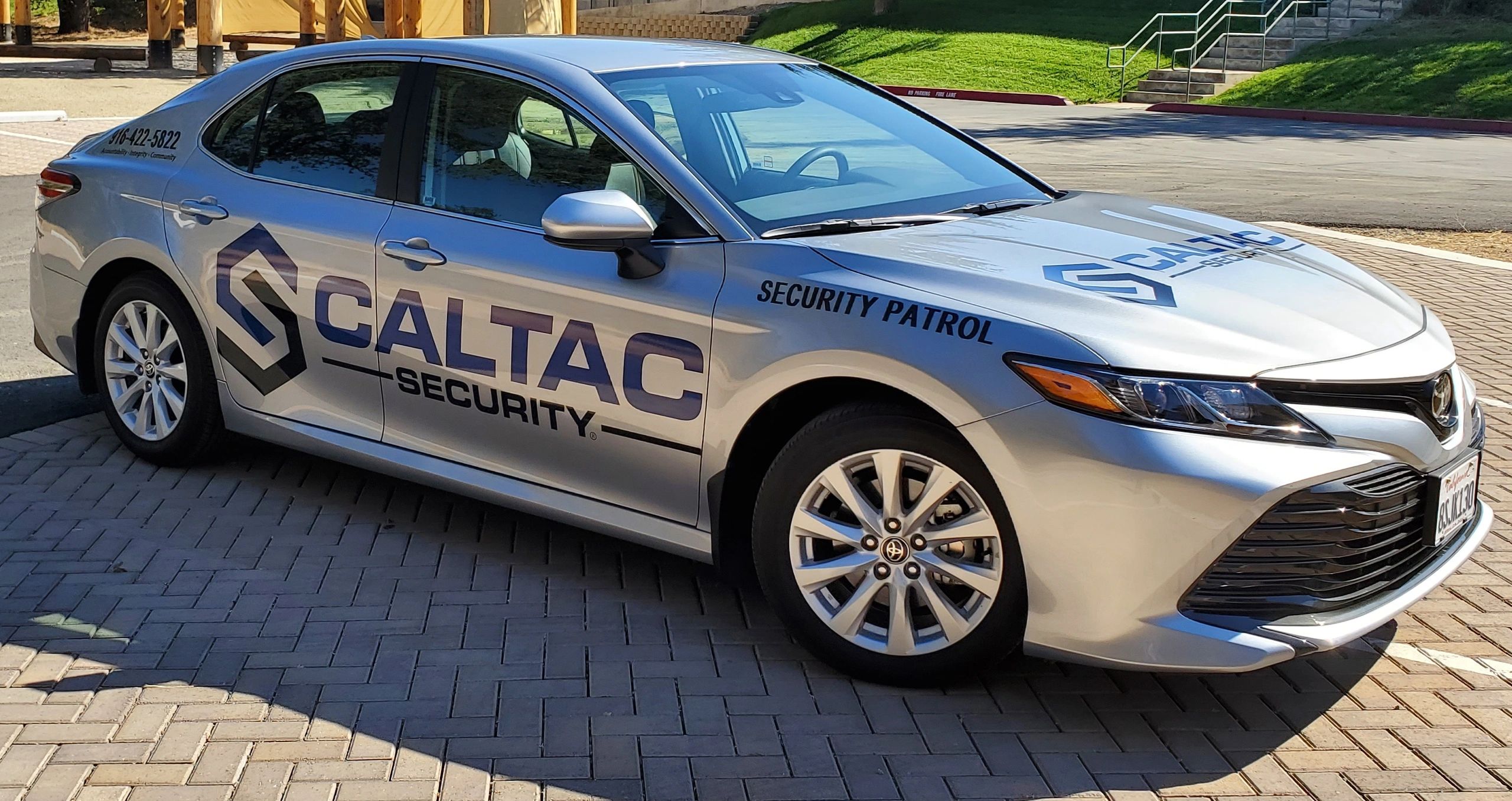 CALTAC Security Patrol Car in Roseville and Sacramento California.