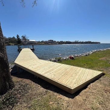 dock on lake