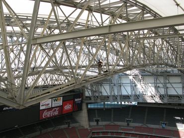 Hurricane Ike - post incident structural and fabric roof investigation.