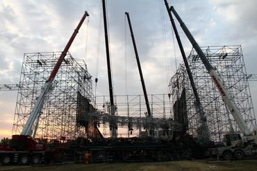 Downsview Park, Toronto - temporary stage structure collapse investigation.