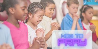 children praying