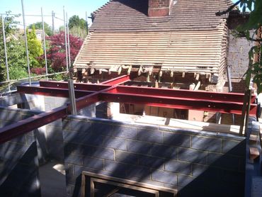 Steel fixing,universal beams,universal colums,extension,builders