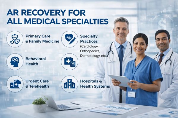 AR Recovery for All Medical Specialties