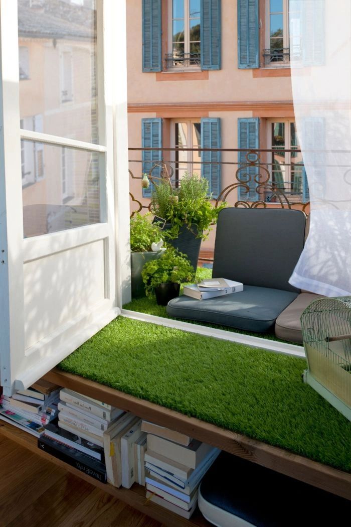 Césped artificial para tu terraza o balcón: tipologías