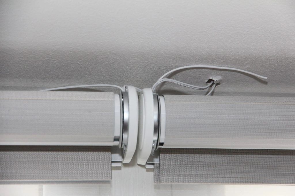 "Effortless Control at Your Fingertips: Adjust your roller blinds with ease using a sleek, convenient remote control for a seamless blend of style and functionality."