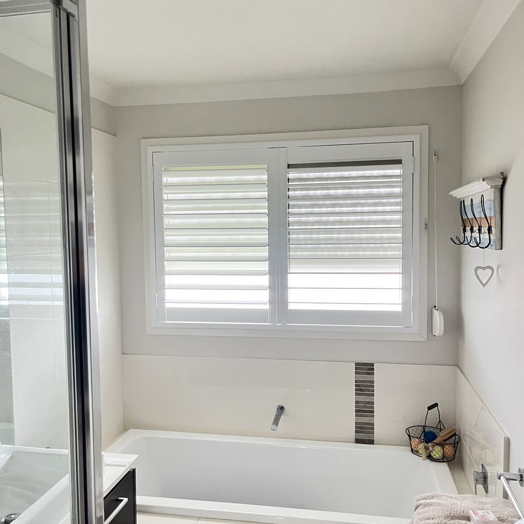Moisture resisitant plantation shutter installed after