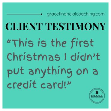 Client testimony about financial success avoiding credit card debt.