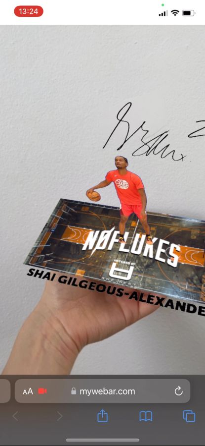 NBA MVP — AR Card for Shai Gilgeous-Alexander