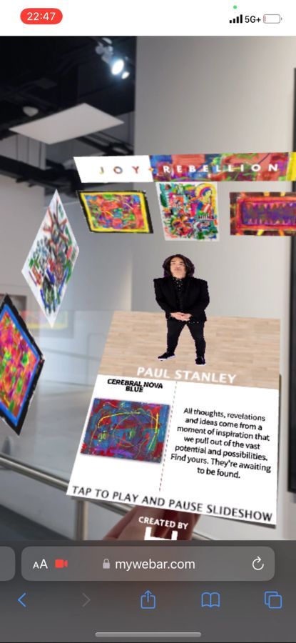 Paul Stanley's Art Show — AR Interactive Card