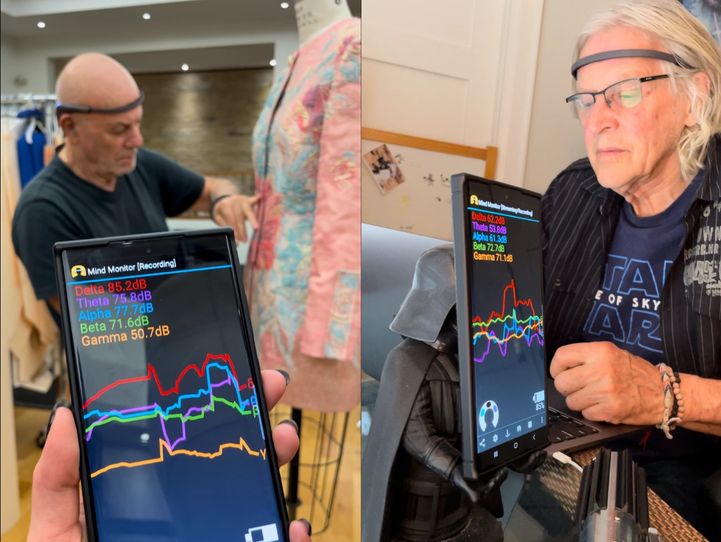 Recording live brainwave data
