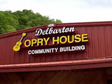 Delbarton Opry House, moments from Mountain Brook Lodging, Buffalo Mountain trail
