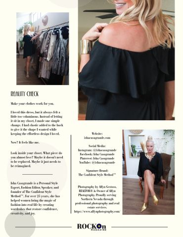 A personal style expert showcasing fashion choices and advice.