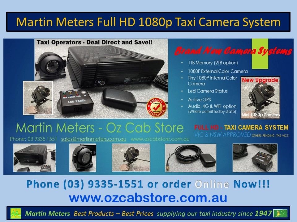 Martin Meters THSVIC1 Full HD 1080P Taxi Camera System