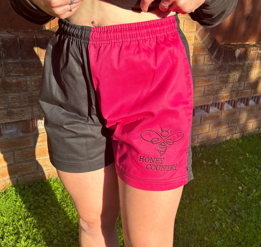 Beltex Shorts Pink And Black Grab your Today!