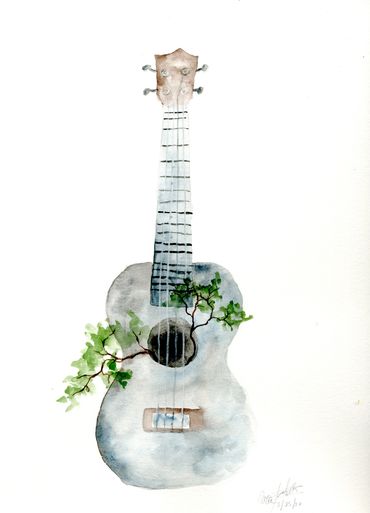 Coree Kotula Art the guitar