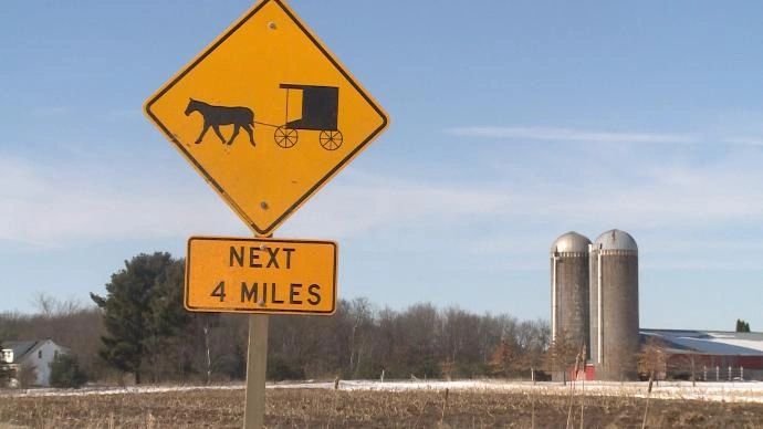 Scenic view of Amish Country Indiana