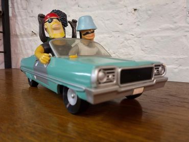 Cheech and Chong old school low rider bobble head