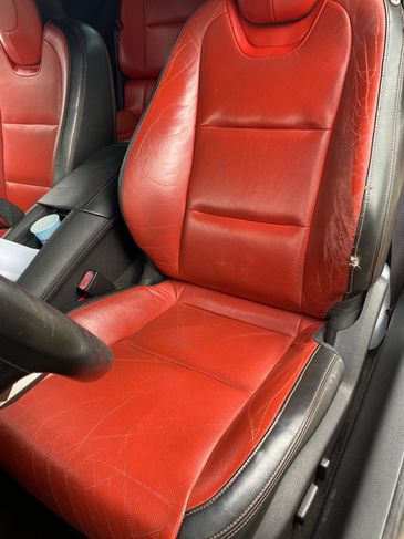 Camero Driver seat Before Repair and Dye!