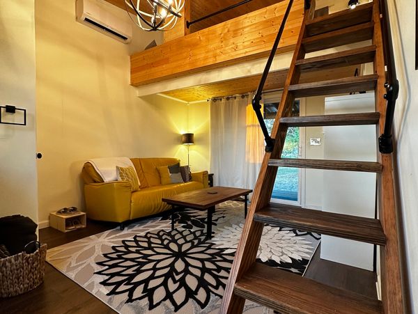 Relax, unwind, read, nap, enjoy the view from the Persimmon Hill living room.