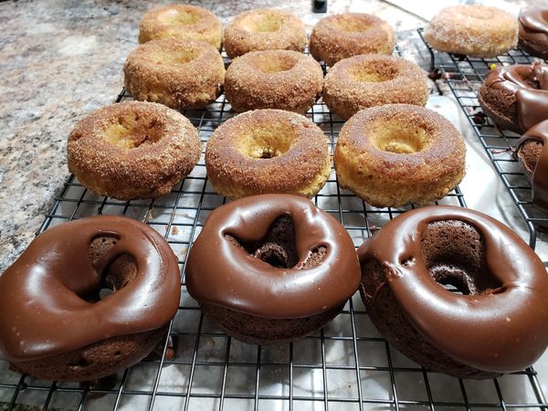 Chocolate Frosted Donuts