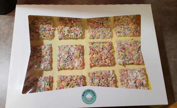 Fruity Pebble Krispy Treats