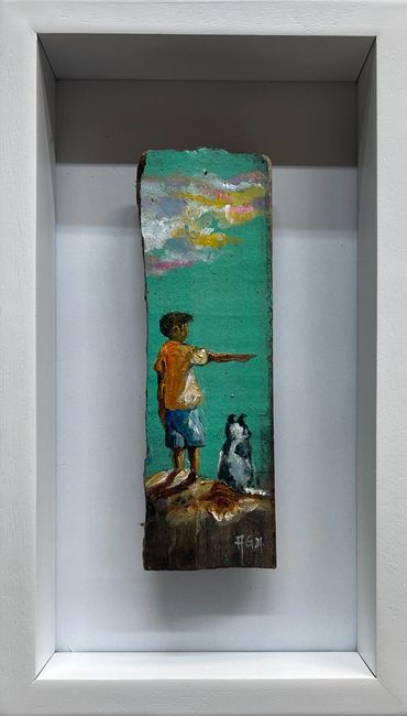 MIRA PEPE
Técnica: Acrílico sobre madera
Medidas: 22 cm x 7 cm
Año: 2024
Precio: $200

