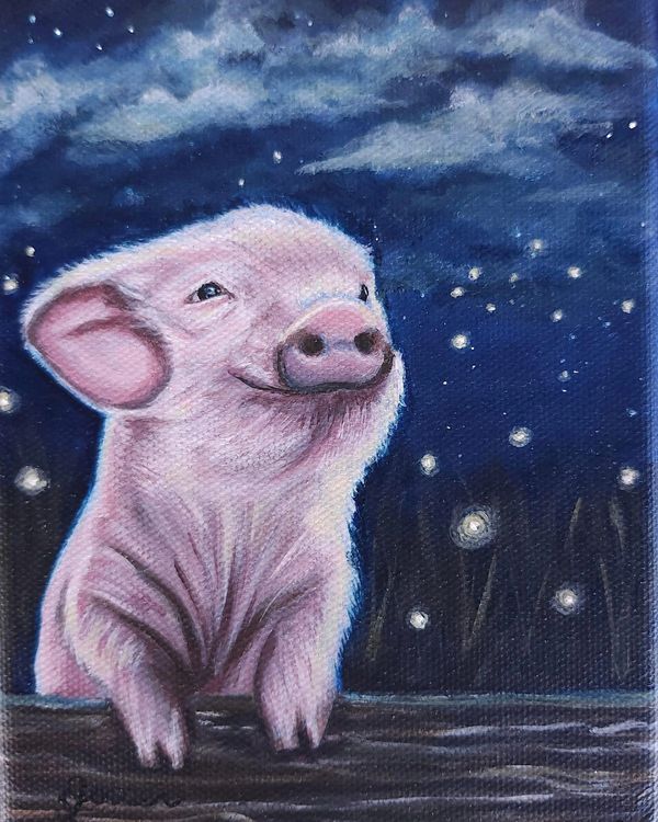 5x7 Acrylic on canvas SOLD