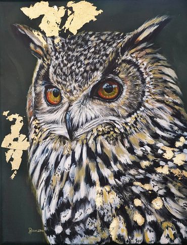 Owl Painting