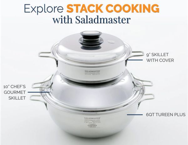 Saladmaster Stack Cooking